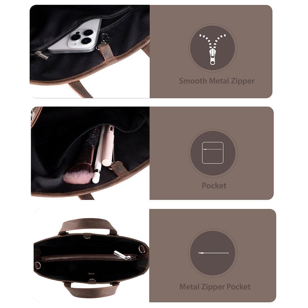 Valliro Leather Tote Bag