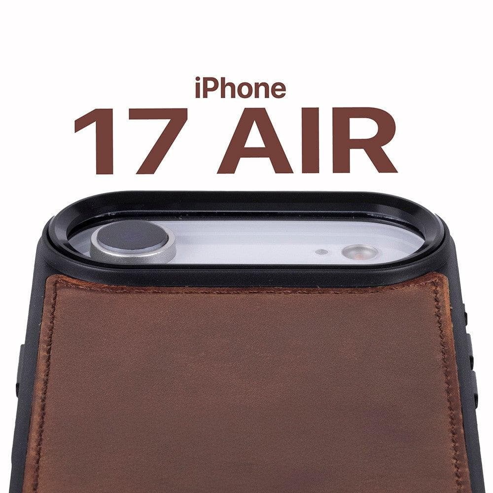 Magic iPhone 17 Air Detachable Leather Wallet Case