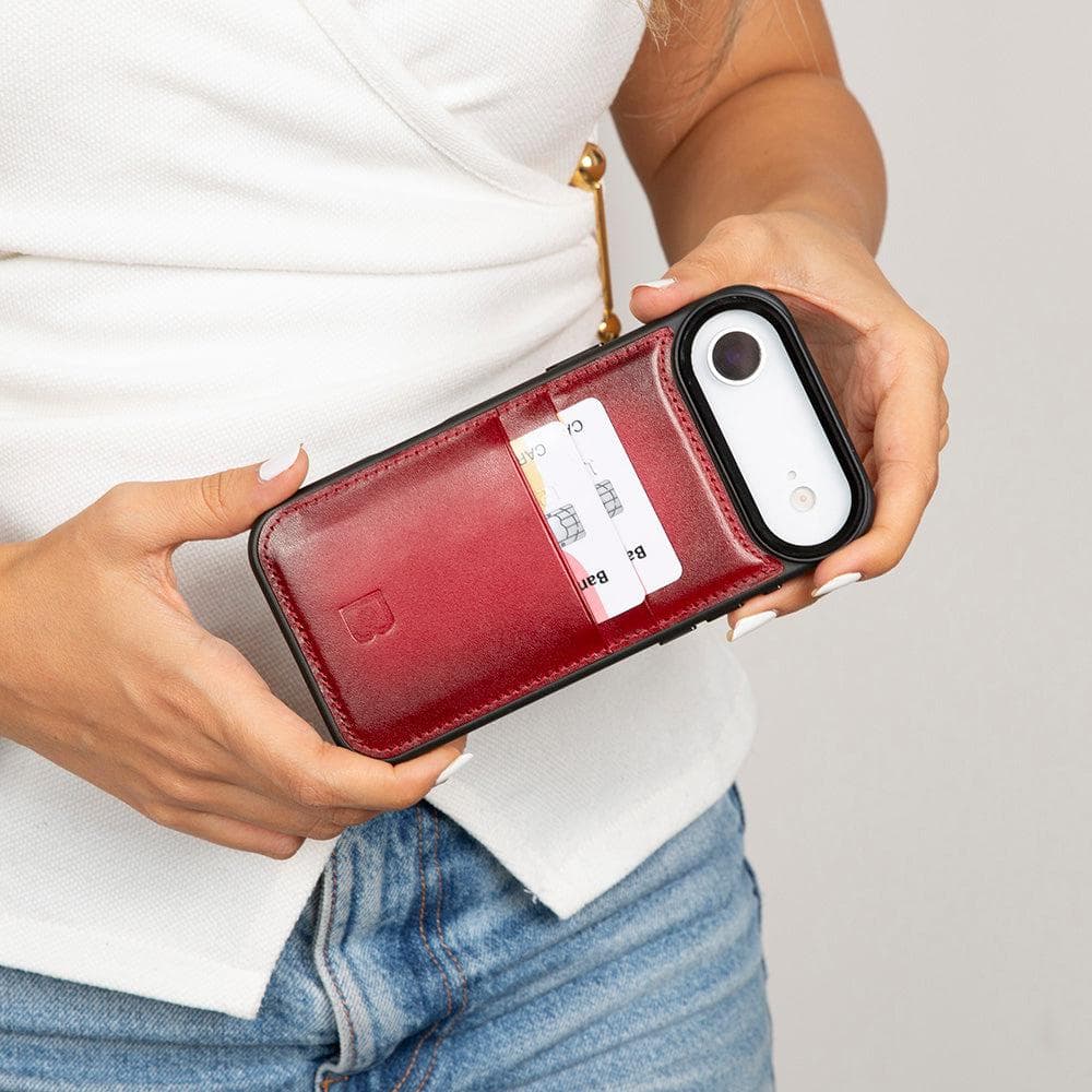 Flex Cover Leather iPhone 17 Air Case with Card Holder