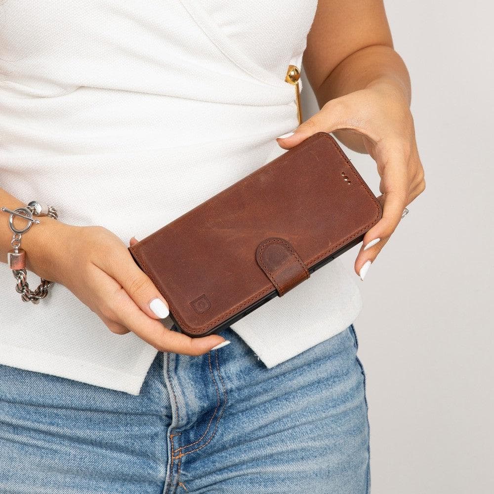 Magic iPhone 17 Air Detachable Leather Wallet Case