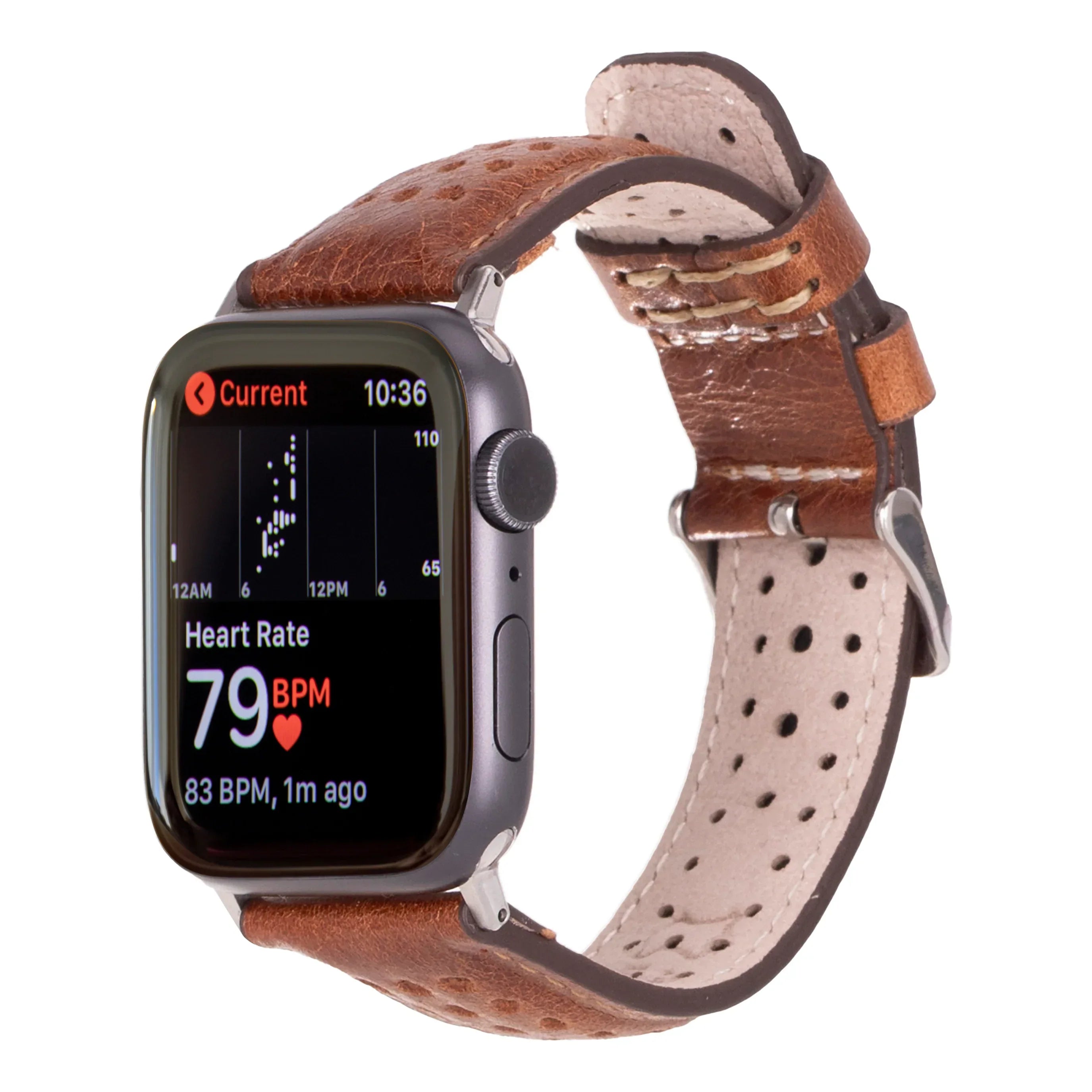 87008 Apple Watch Leather Band Brown / 44 / 45 / 46 / 49mm Bouletta