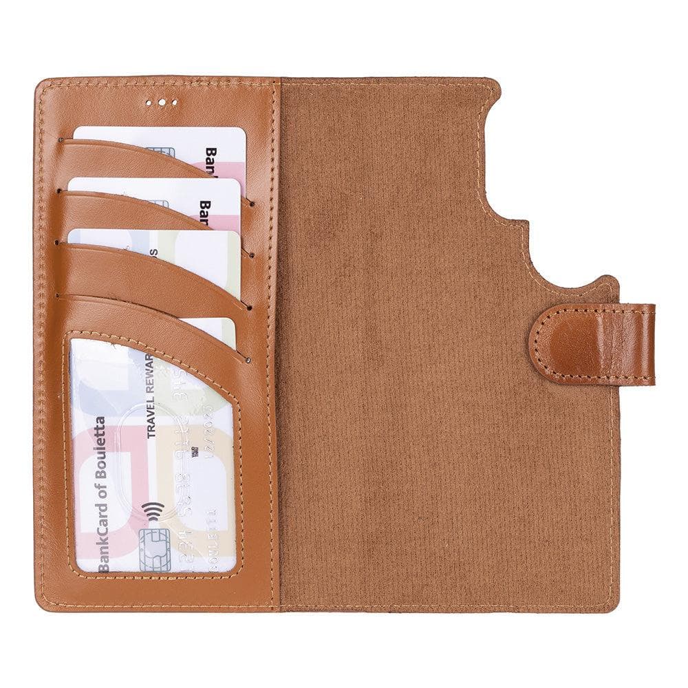Luxury Handmade Genuine Leather Phone Case for Samsung Galaxy S25 Ultra – Magnetic & Detachable, Unisex
