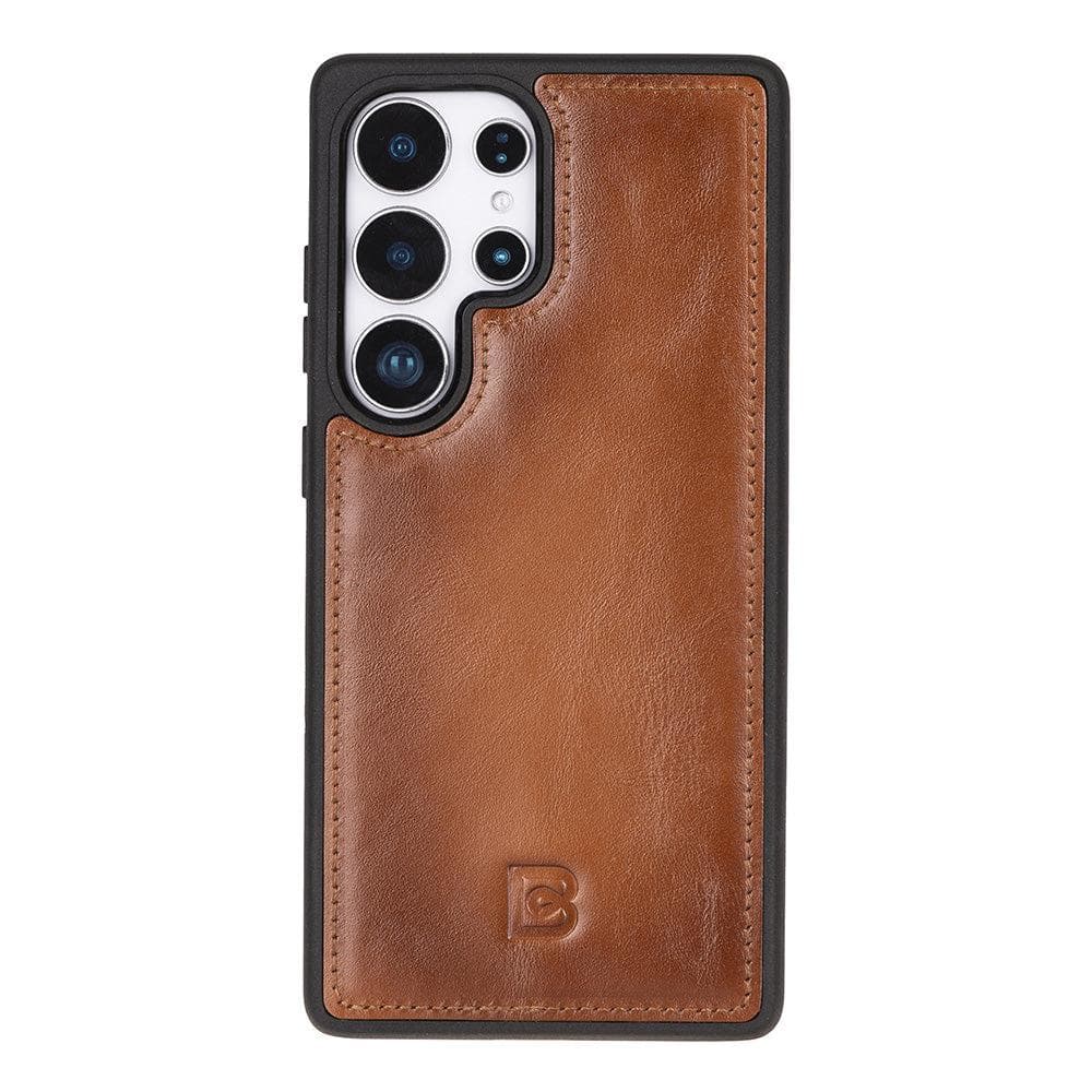 Luxury Handmade Genuine Leather Phone Case for Samsung Galaxy S25 Ultra – Magnetic & Detachable, Unisex