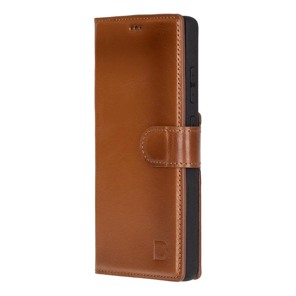 Luxury Handmade Genuine Leather Phone Case for Samsung Galaxy S25 Ultra – Magnetic & Detachable, Unisex
