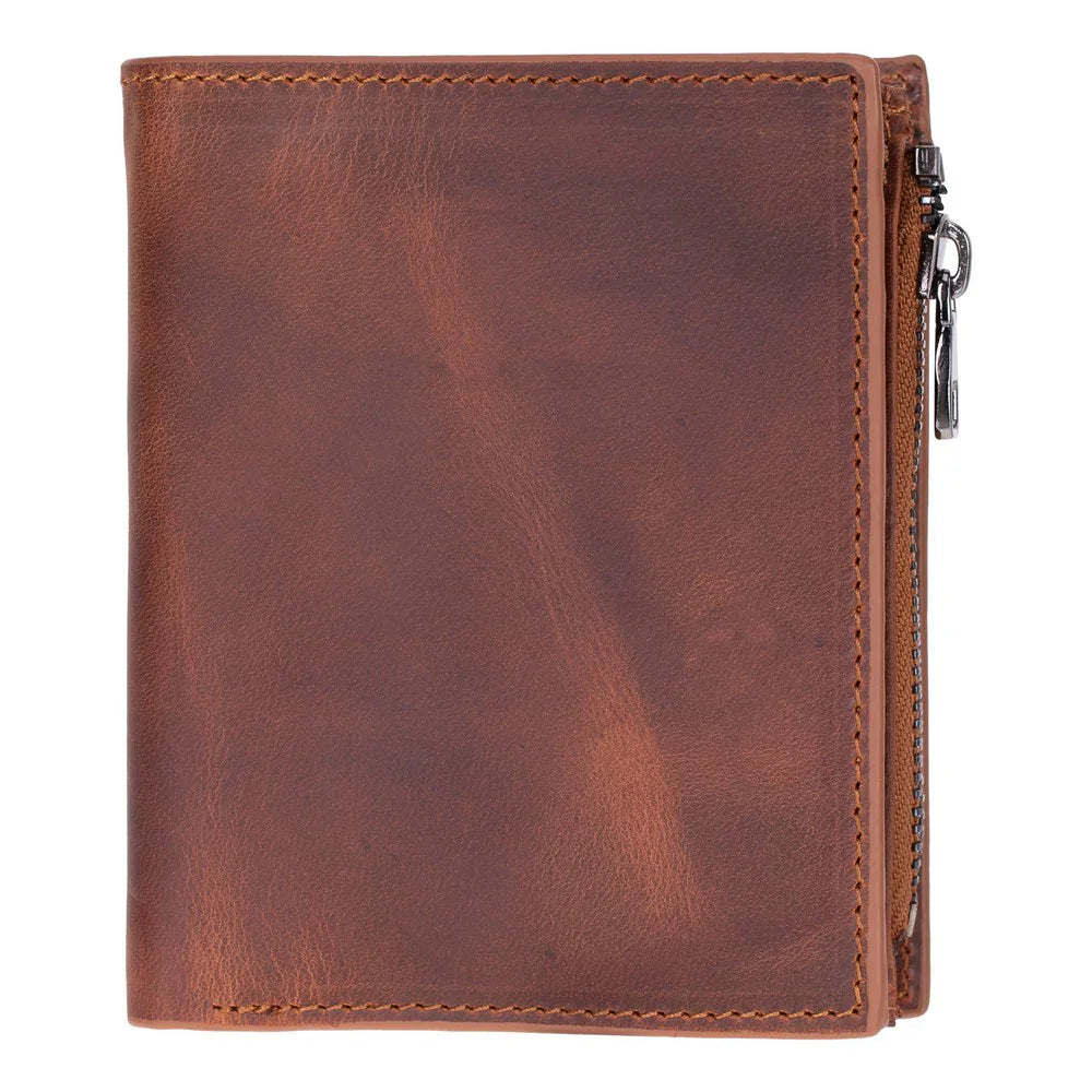 Rexon Leather Men's Wallet with Zipper Bouletta