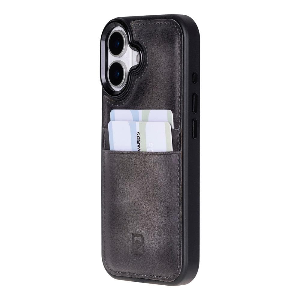 Flex Cover Leather iPhone 17 Case with Card Holder