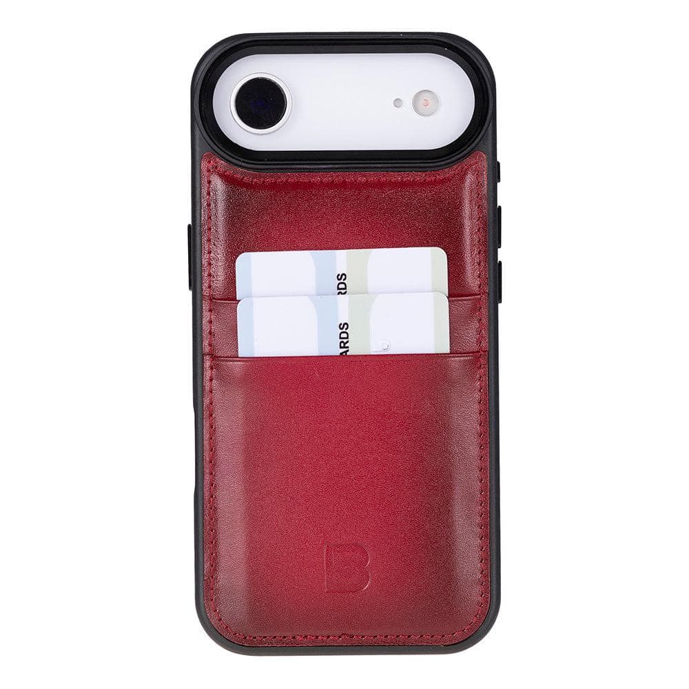 Flex Cover Leather iPhone 17 Air Case with Card Holder