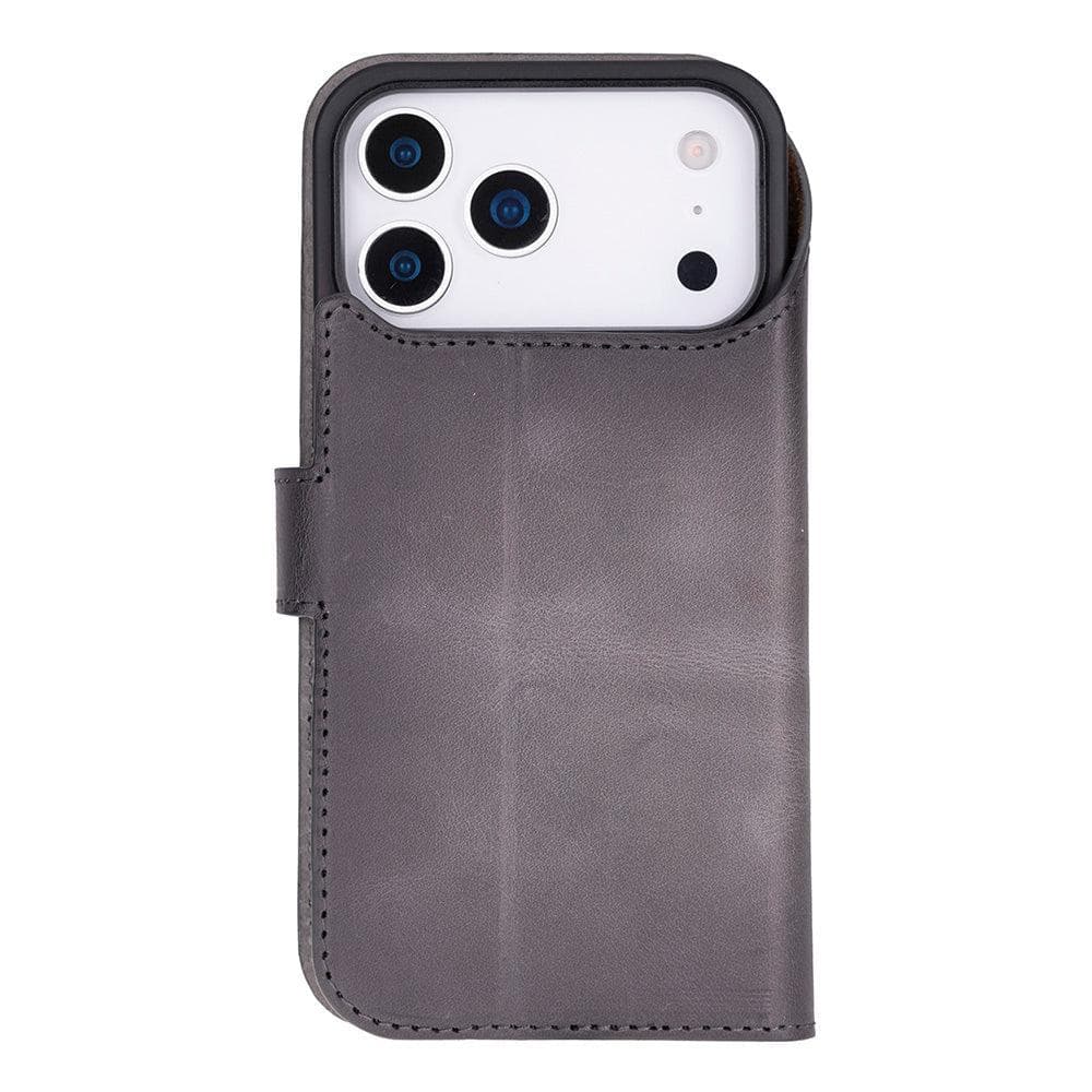 Magic iPhone 17 Pro Max Detachable Leather Wallet Case