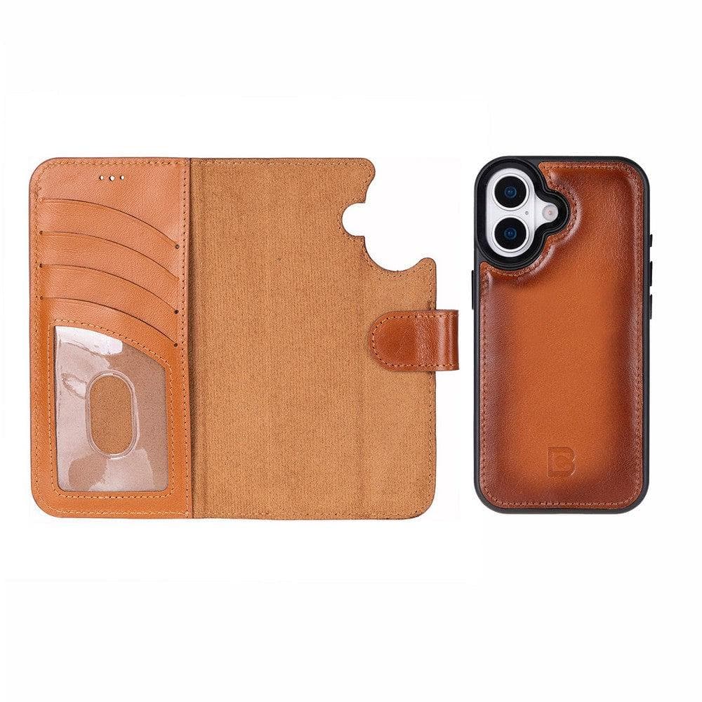 Magic iPhone 17 Detachable Leather Wallet Case