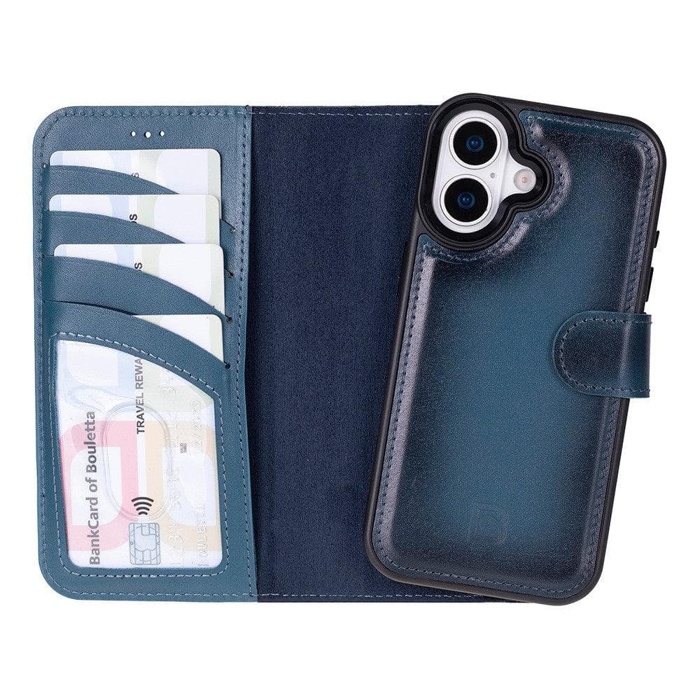 Magic iPhone 17 Detachable Leather Wallet Case