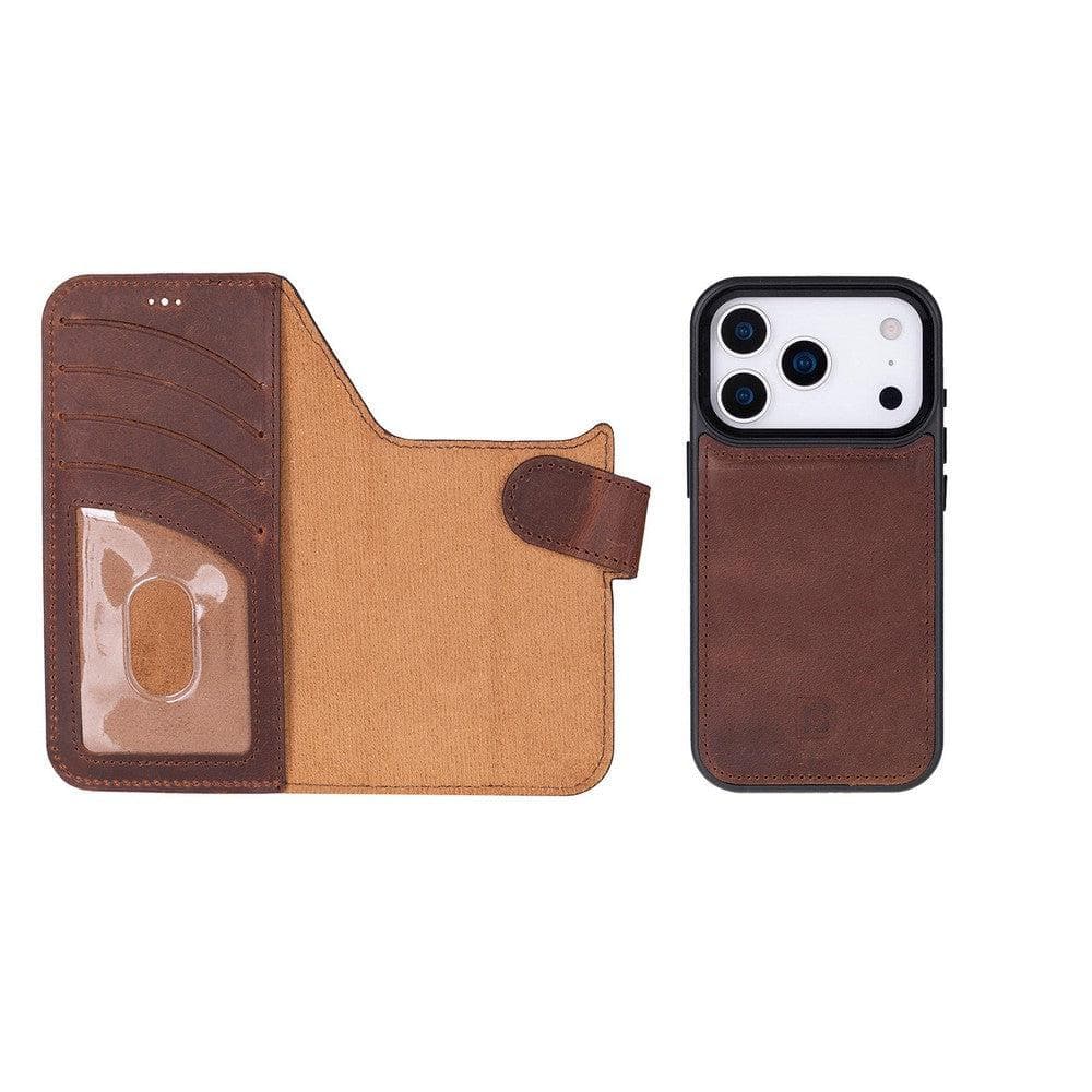 Magic iPhone 17 Pro Detachable Leather Wallet Case