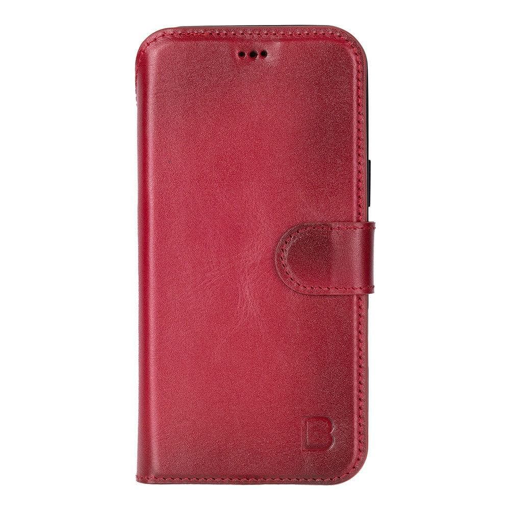 Magic iPhone 17 Pro Max Detachable Red Leather Wallet Case Bouletta