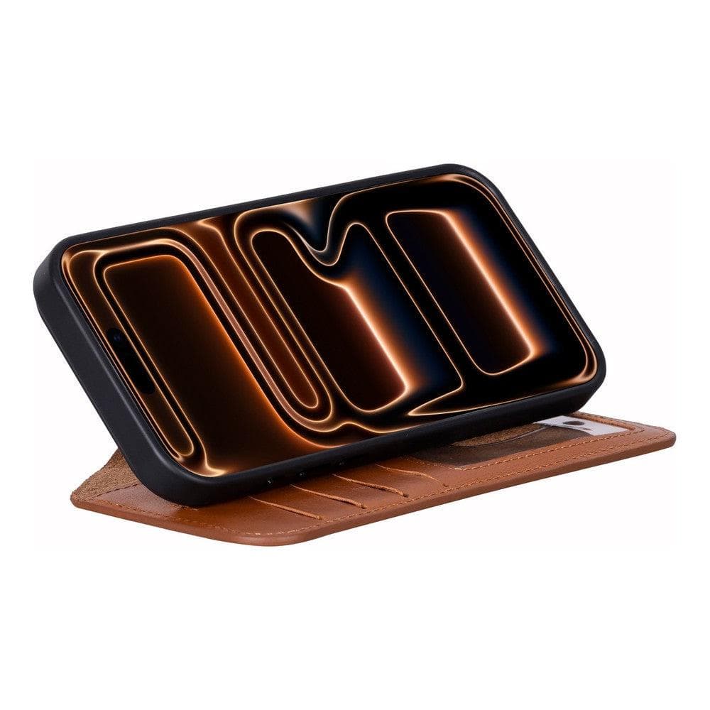 Magic iPhone 17 Pro Detachable Leather Wallet Case