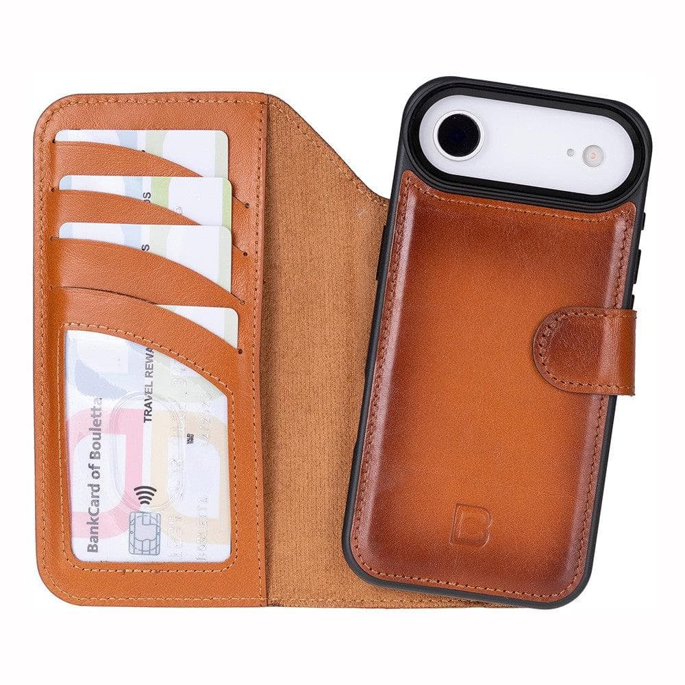 Magic iPhone 17 Air Detachable Leather Wallet Case