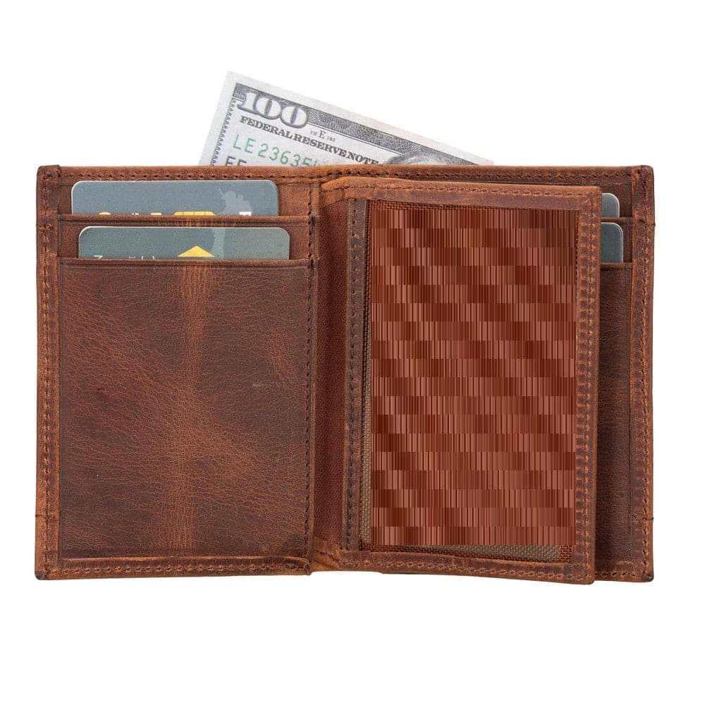 Airmaka Leather Card Holder With Airtag Slot Bouletta