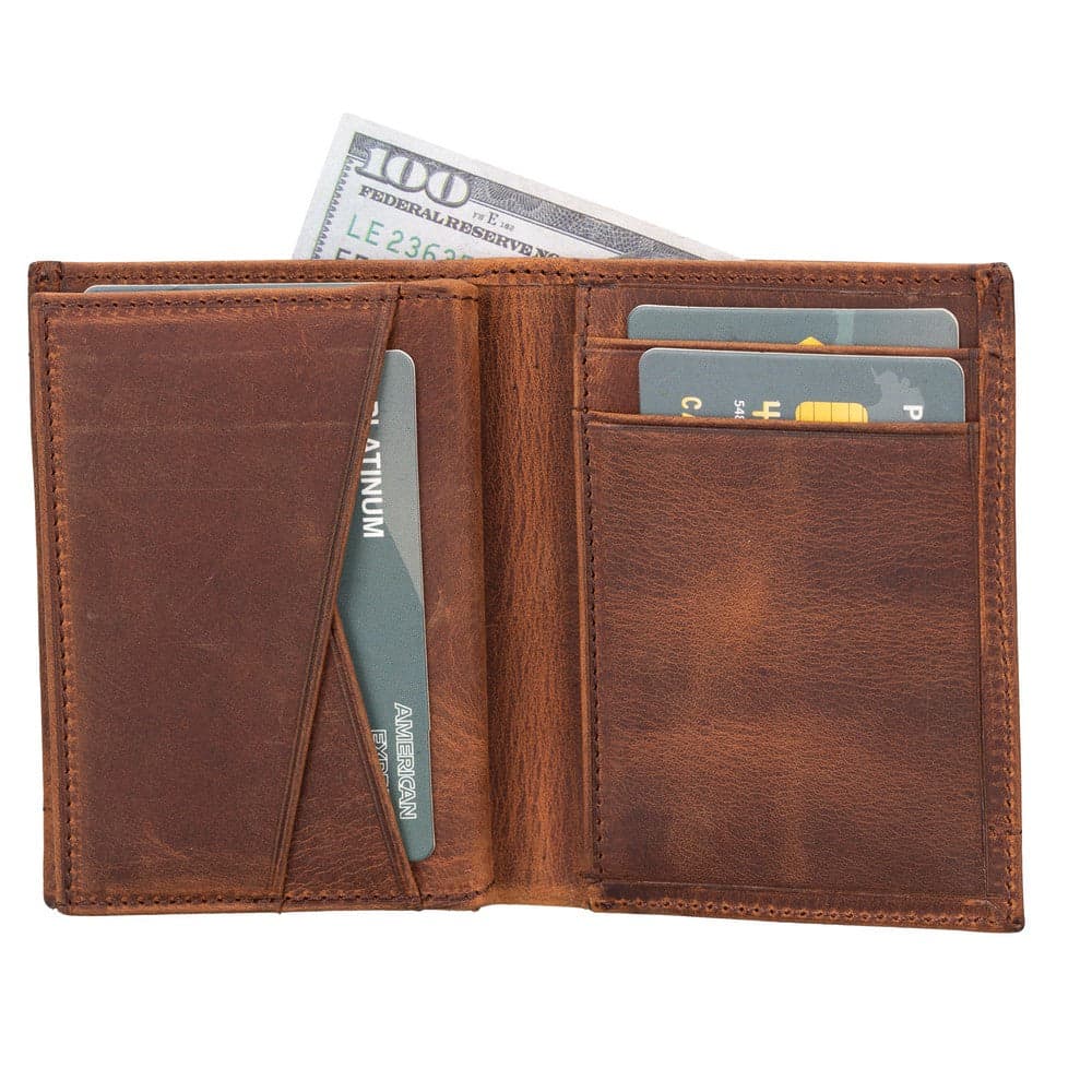 Airmaka Leather Card Holder With Airtag Slot Bouletta