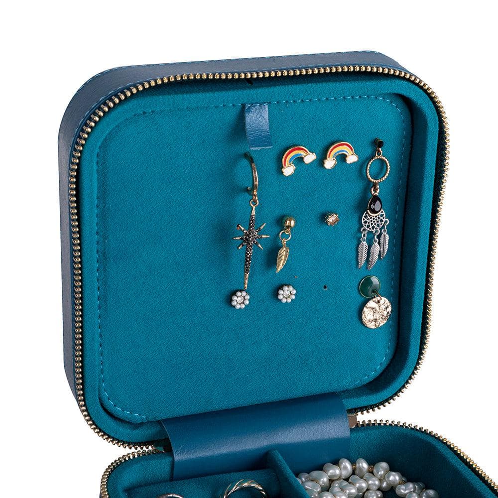 Amanda Leather Jewelry Box, Large Bouletta