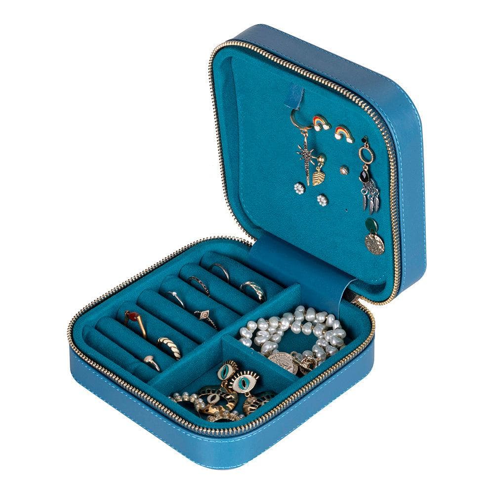 Amanda Leather Jewelry Box, Large Bouletta