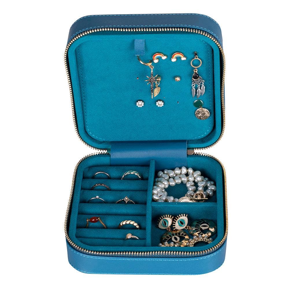 Amanda Leather Jewelry Box, Large Bouletta