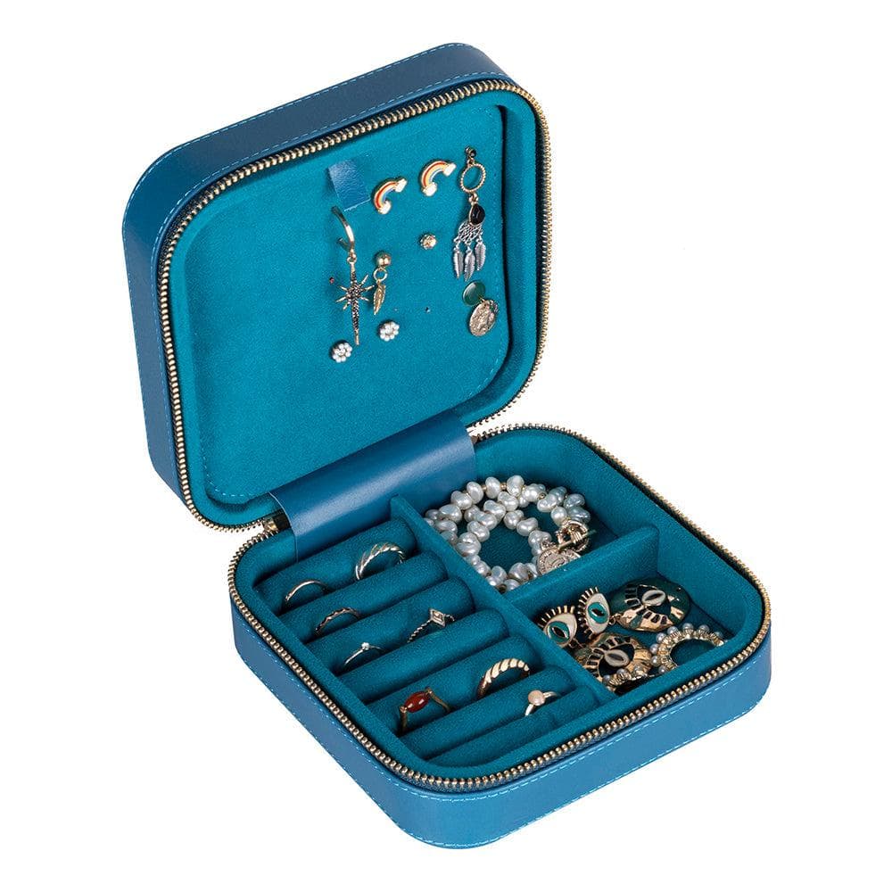 Amanda Leather Jewelry Box, Large Butter Bouletta