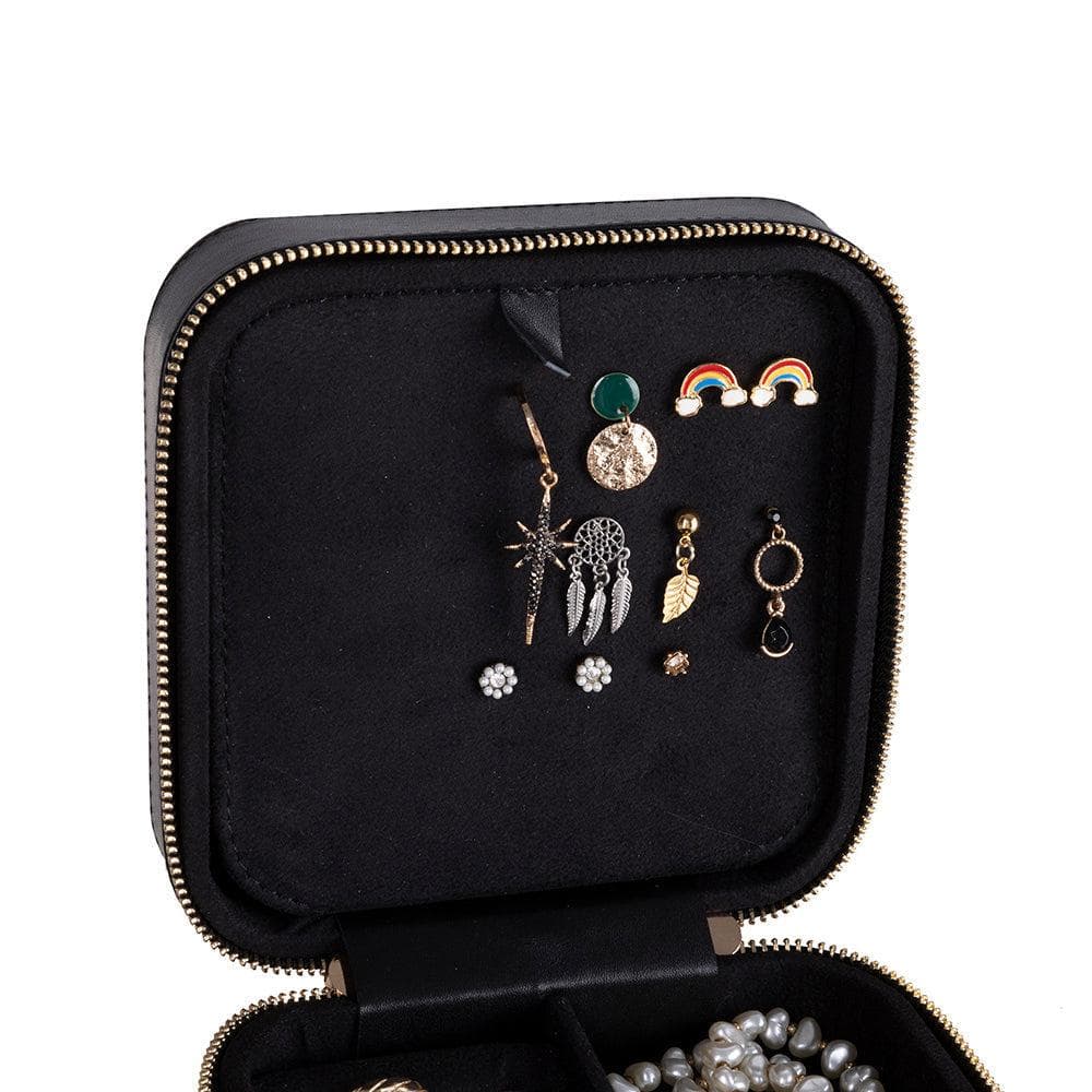 Amanda Leather Jewelry Box, Large Bouletta