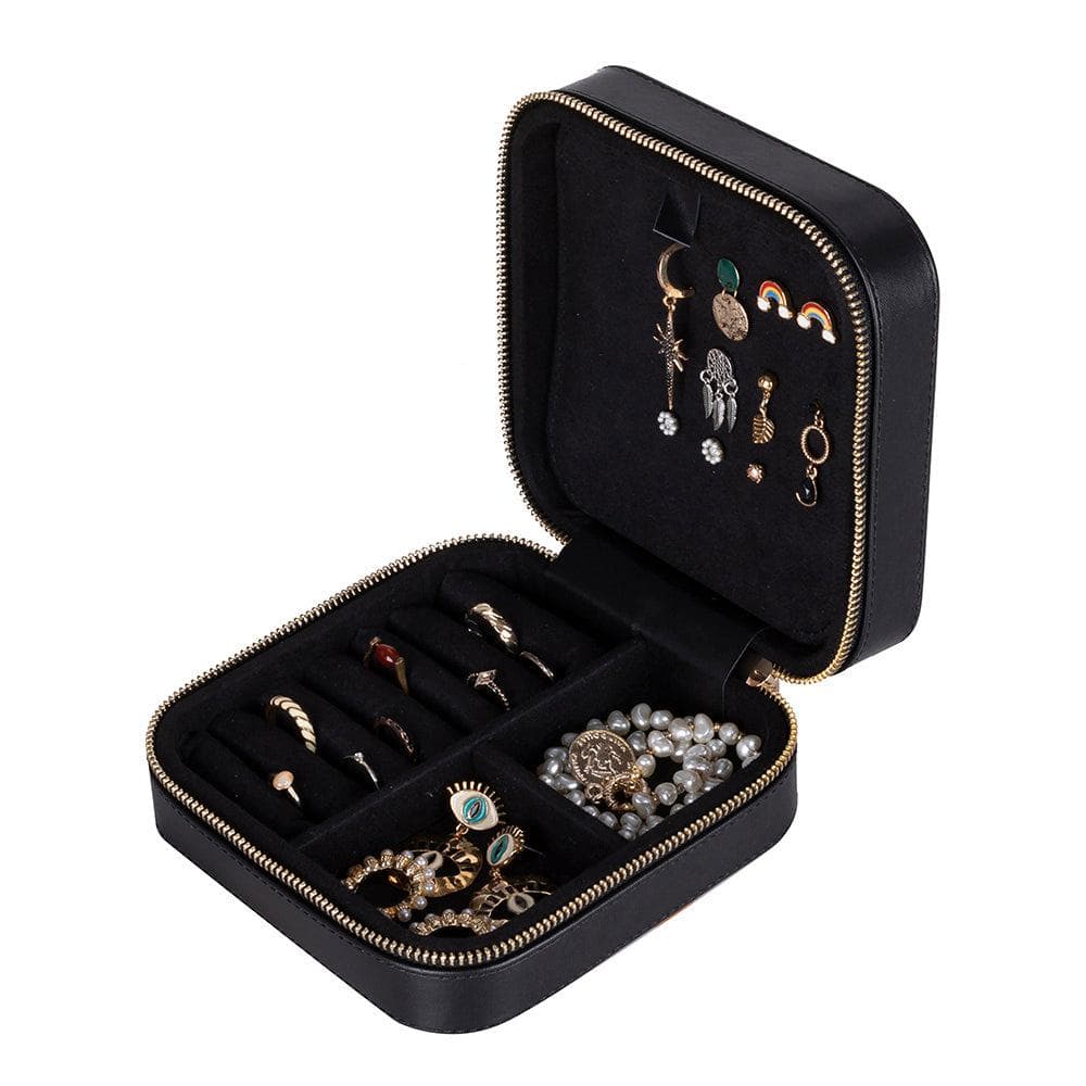 Amanda Leather Jewelry Box, Large Bouletta