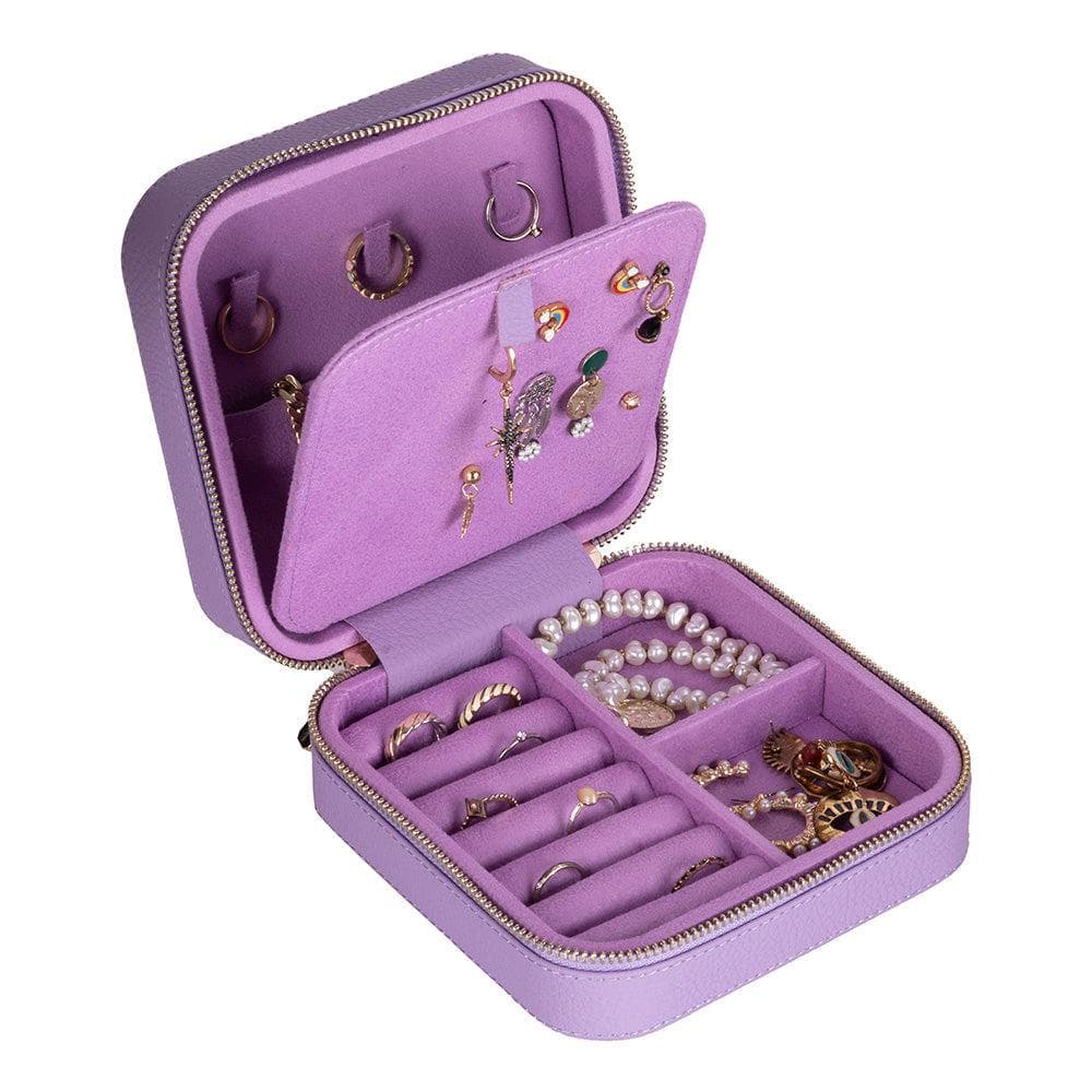 Amanda Leather Jewelry Box, Large Bouletta