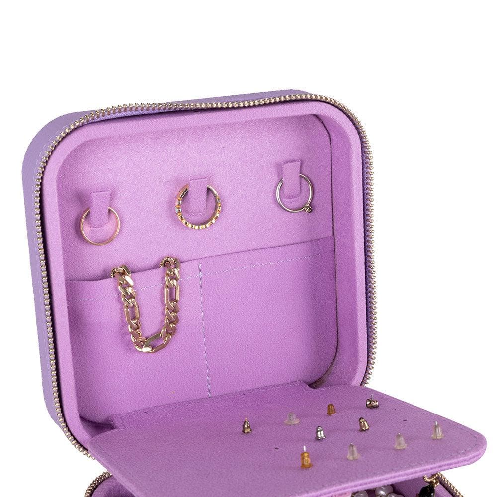 Amanda Leather Jewelry Box, Large Bouletta