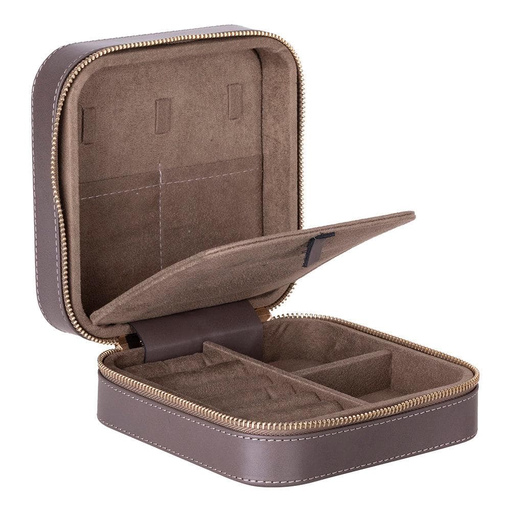Amanda Leather Jewelry Box, Large Bouletta