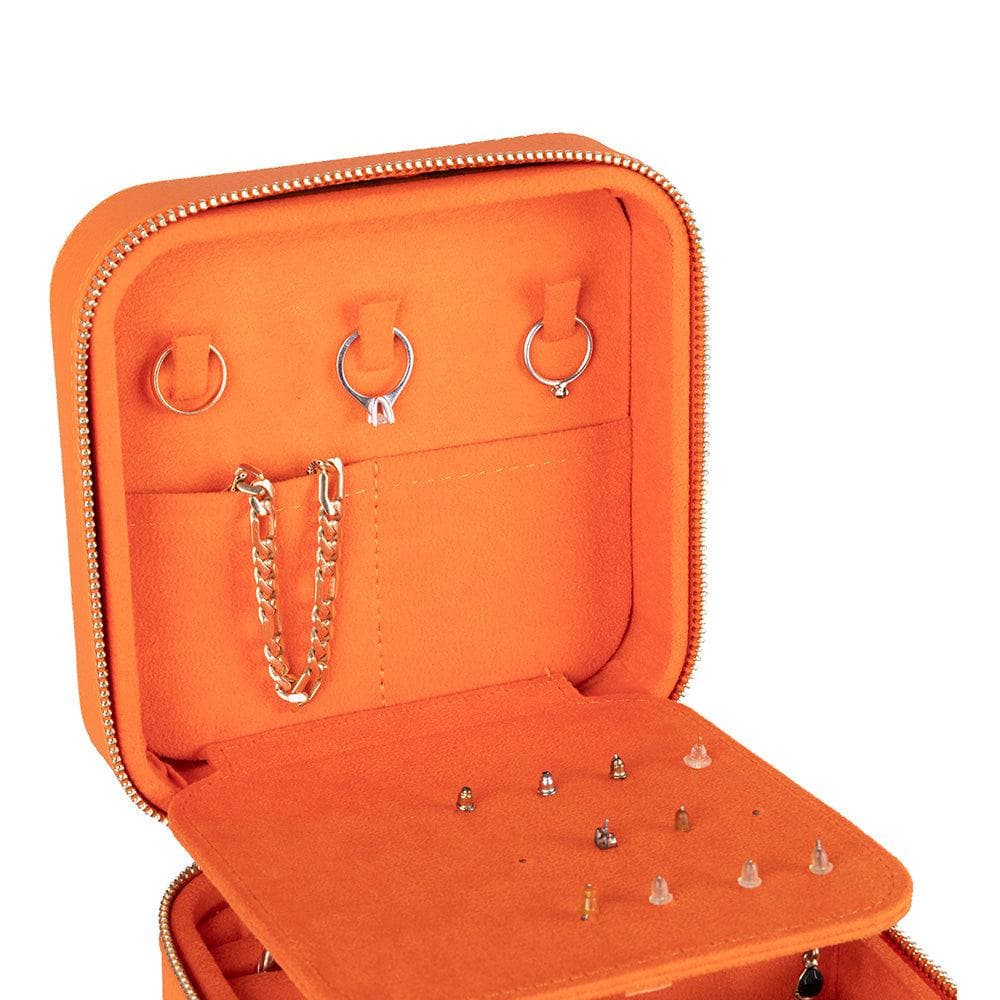Amanda Leather Jewelry Box, Large Bouletta