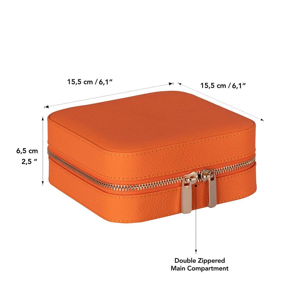 Amanda Leather Jewelry Box, Large Bouletta