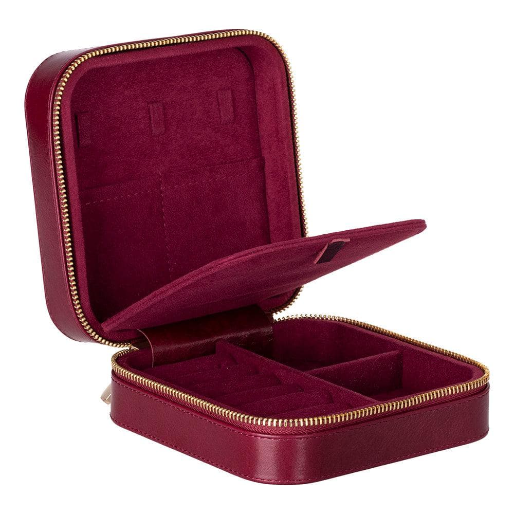 Amanda Leather Jewelry Box, Large Bouletta