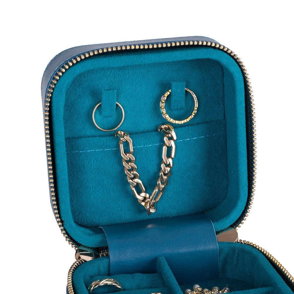 Amanda Leather Jewelry Box, Medium Bouletta