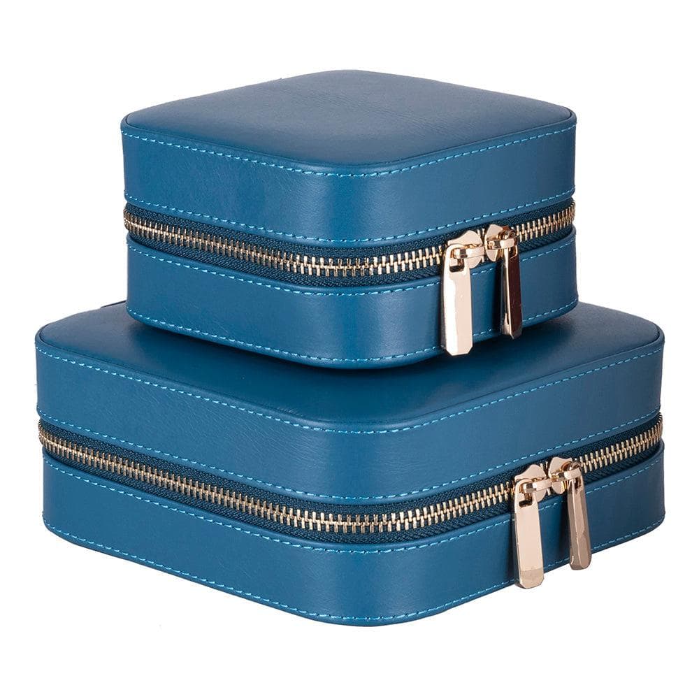 Amanda Leather Jewelry Box, Medium Bouletta