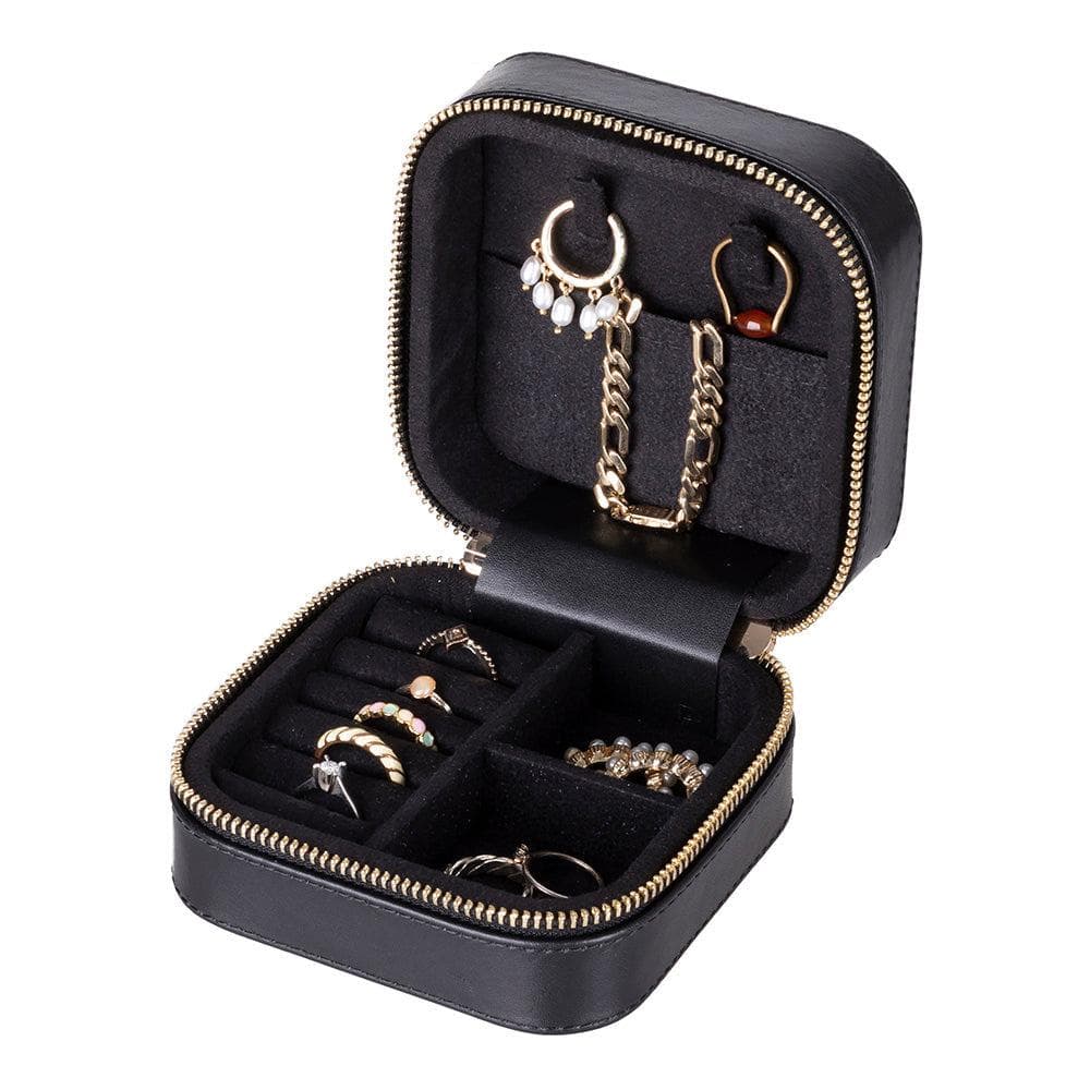 Amanda Leather Jewelry Box, Medium Bouletta