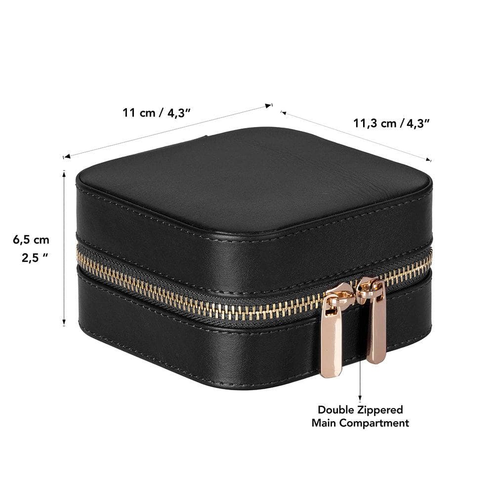 Amanda Leather Jewelry Box, Medium Bouletta