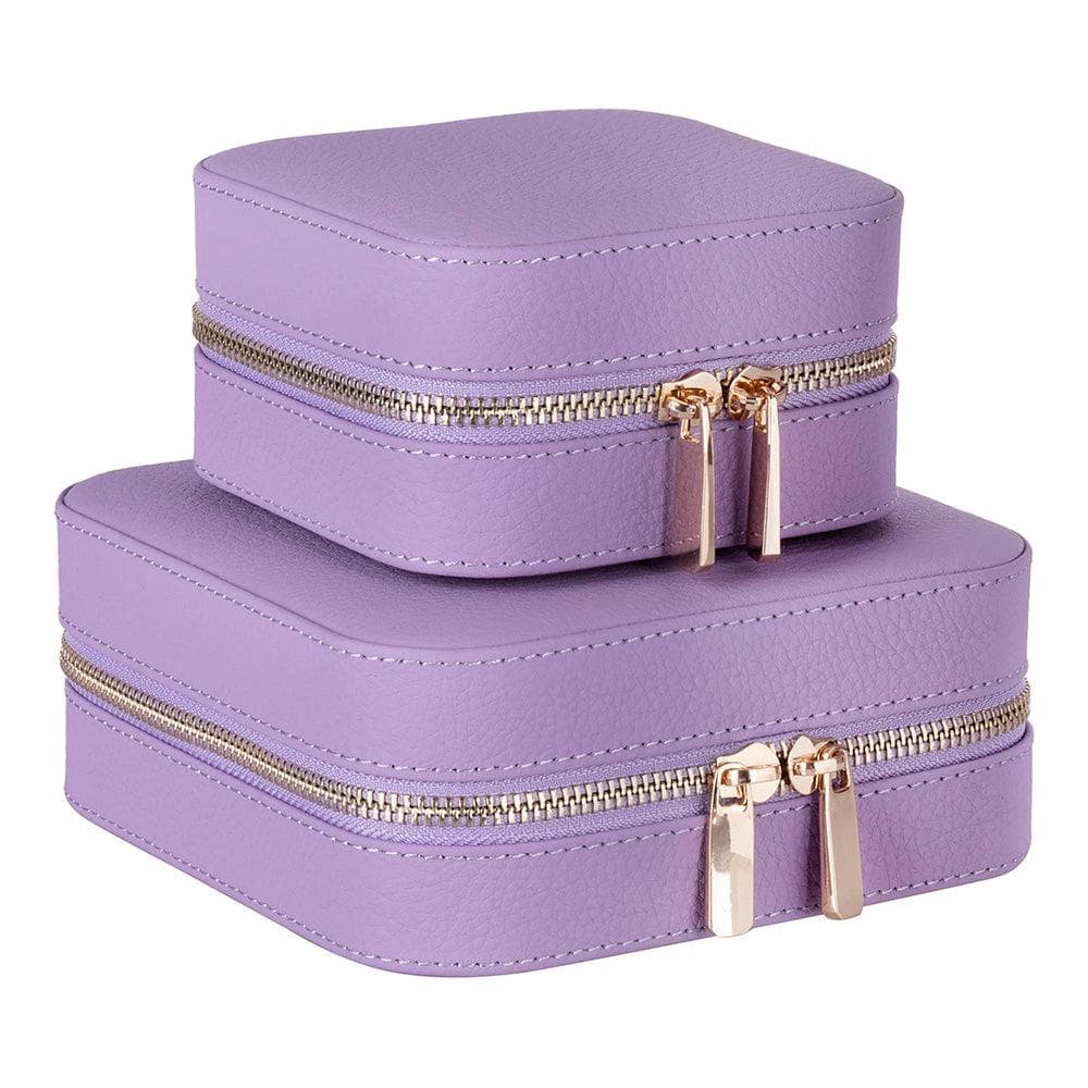 Amanda Leather Jewelry Box, Medium Bouletta