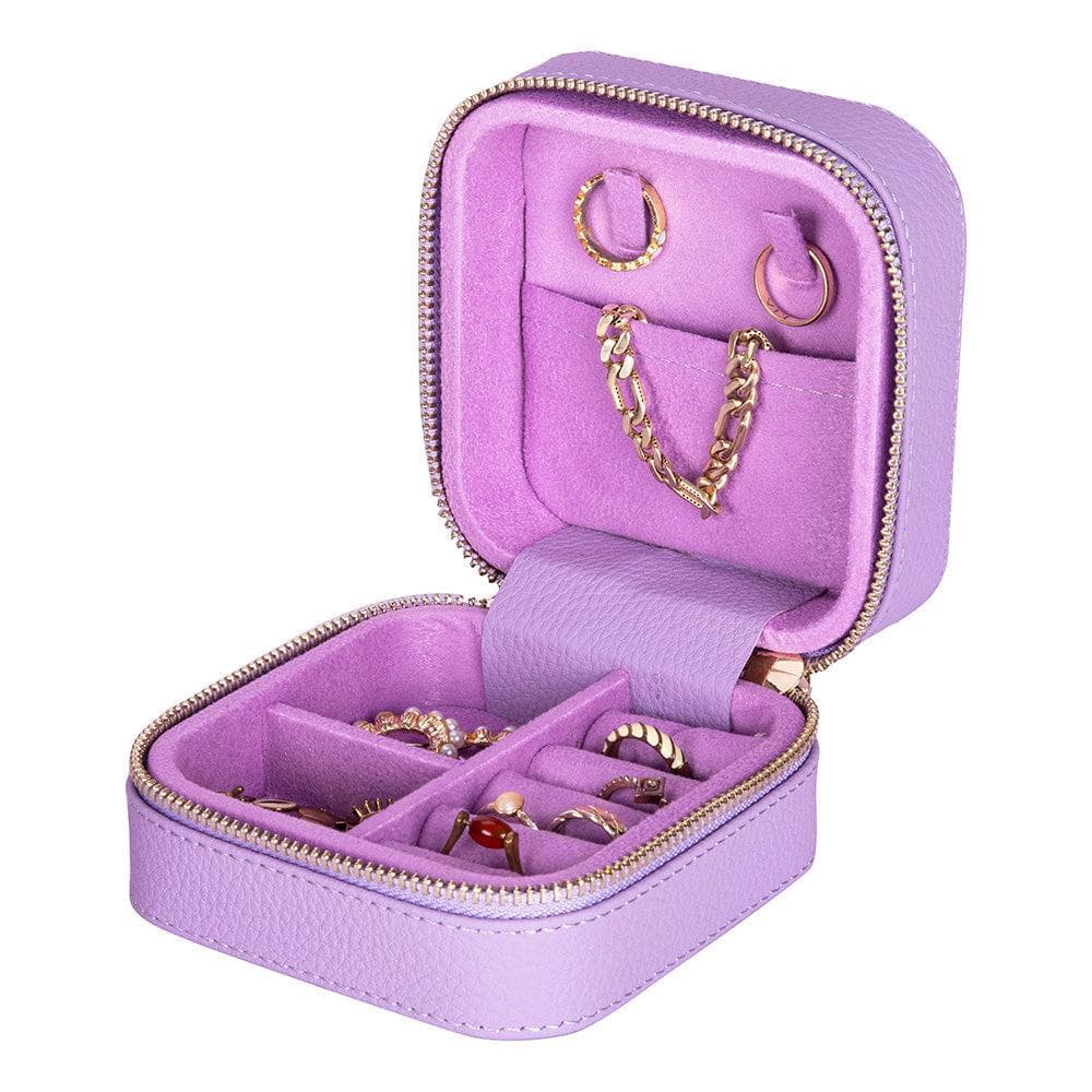 Amanda Leather Jewelry Box, Medium Bouletta