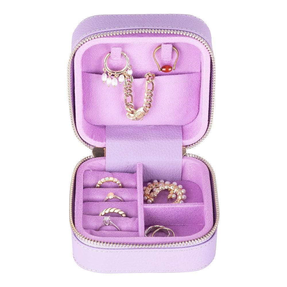 Amanda Leather Jewelry Box, Medium Bouletta