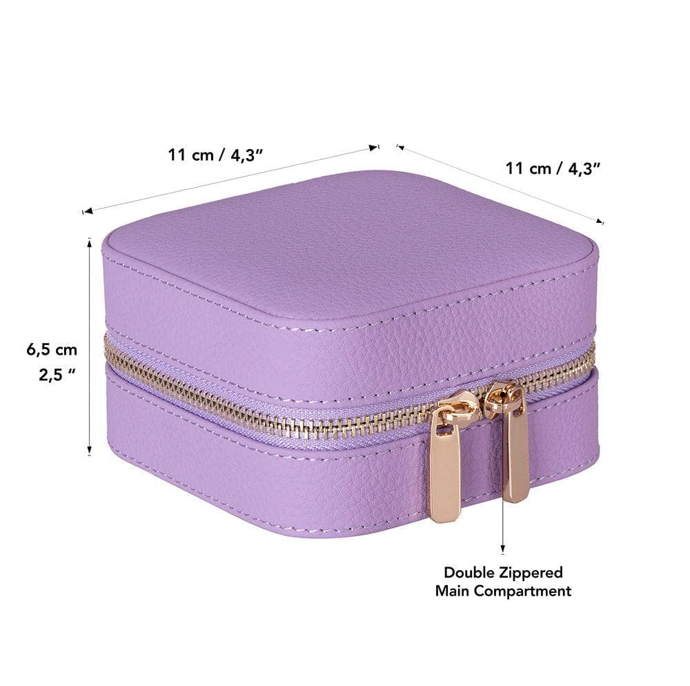 Amanda Leather Jewelry Box, Medium Bouletta