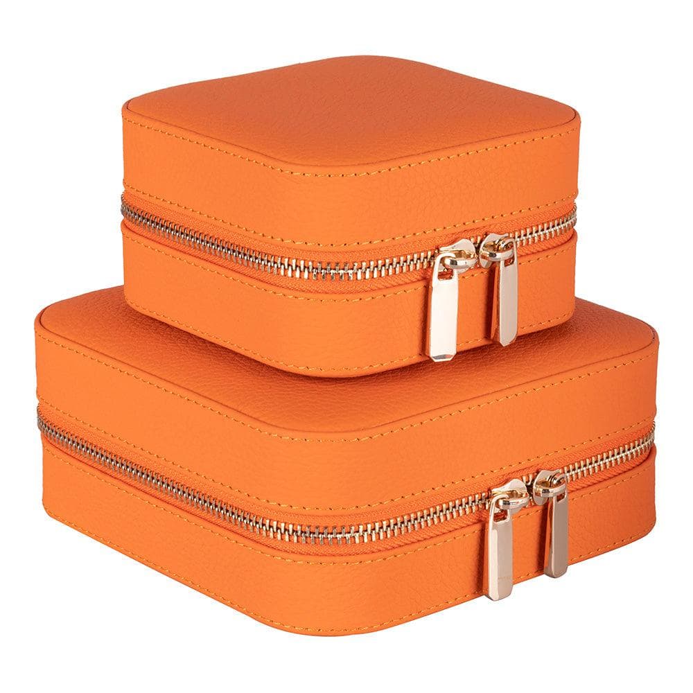 Amanda Leather Jewelry Box, Medium Bouletta