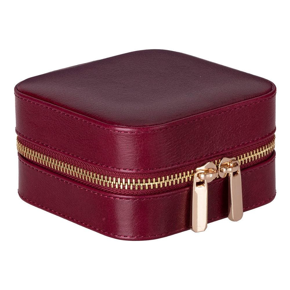 Amanda Leather Jewelry Box, Medium Bouletta