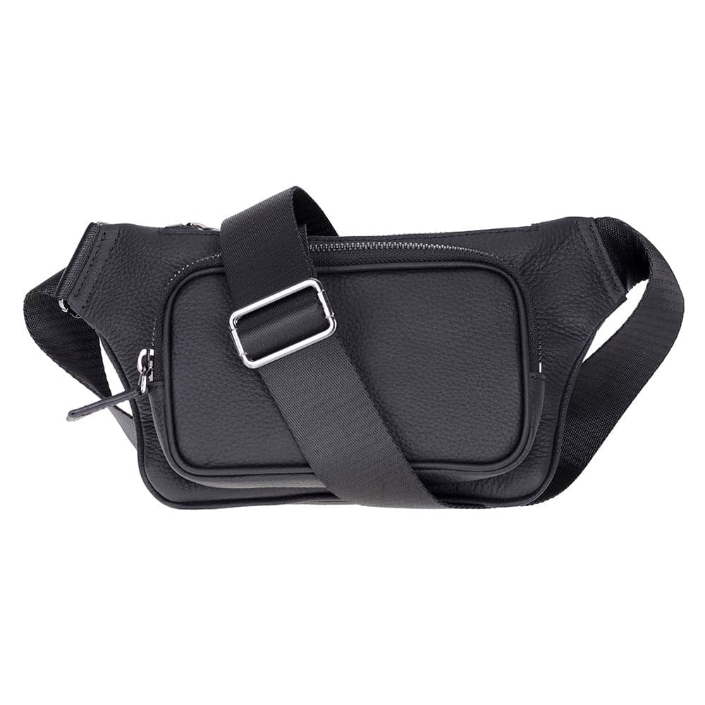 Apex Leather Waist Bag Black Bouletta