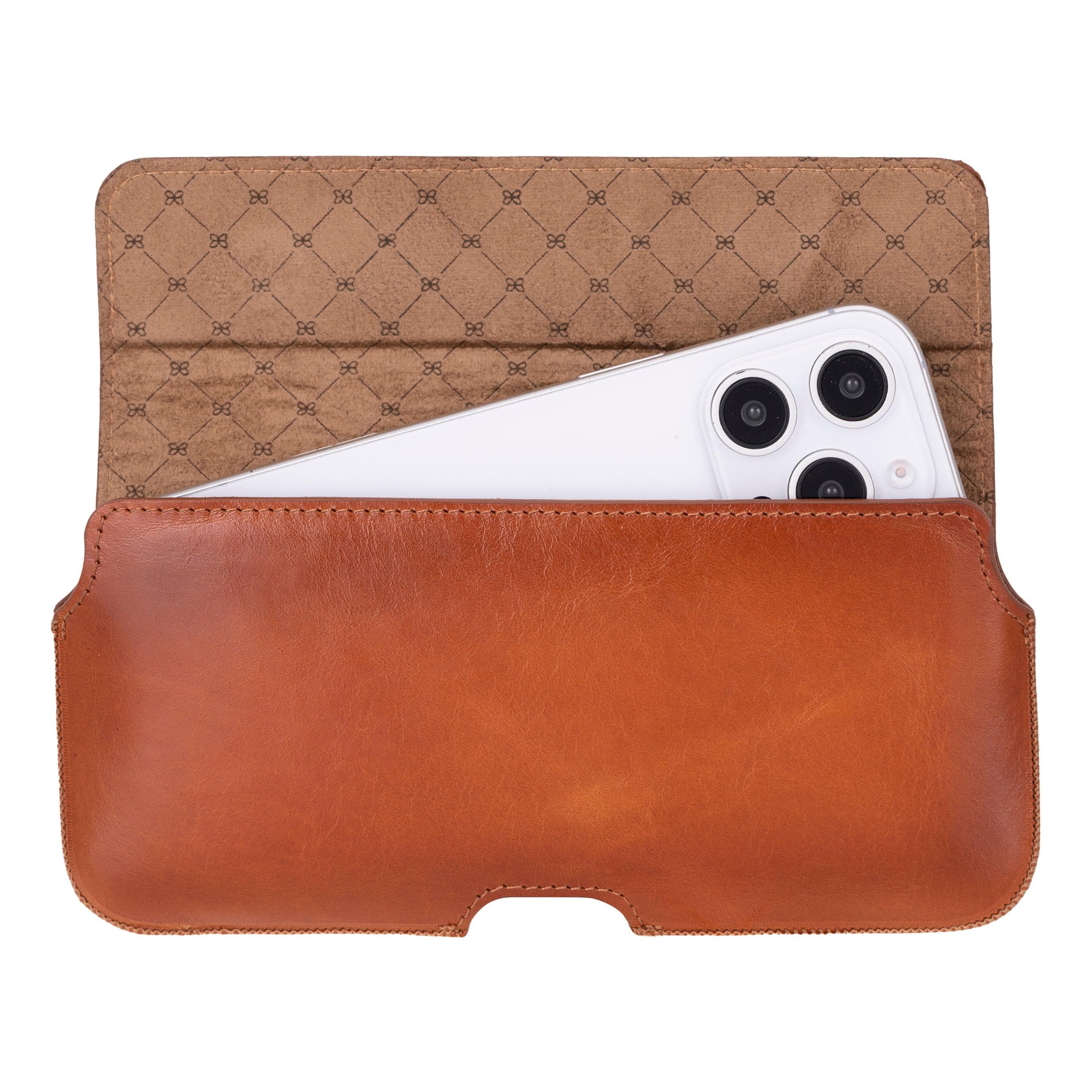 Aslant Belt iPhone 16 Pro Leather Case Bouletta