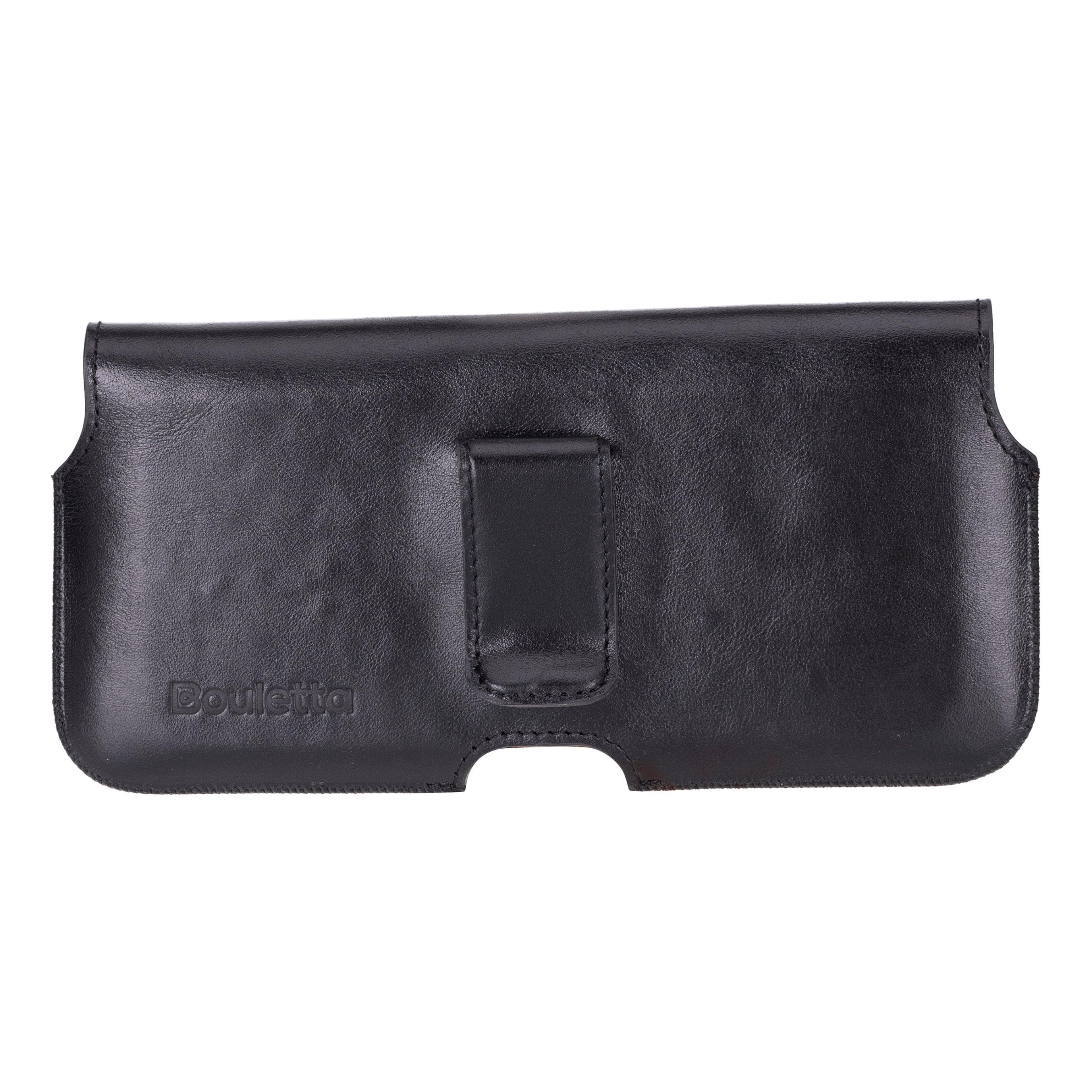 Aslant Leather Belt Phone Case Up to 6.9" Bouletta