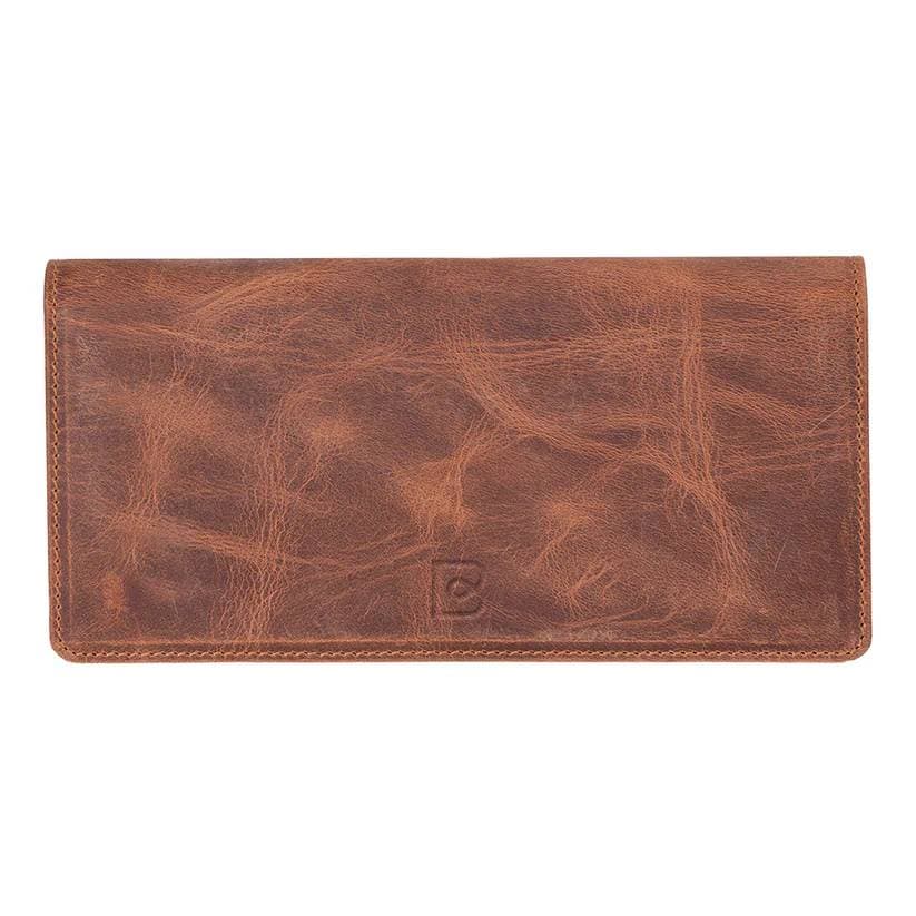 Aura Leather Women's Wallet Saddle Brown Bouletta