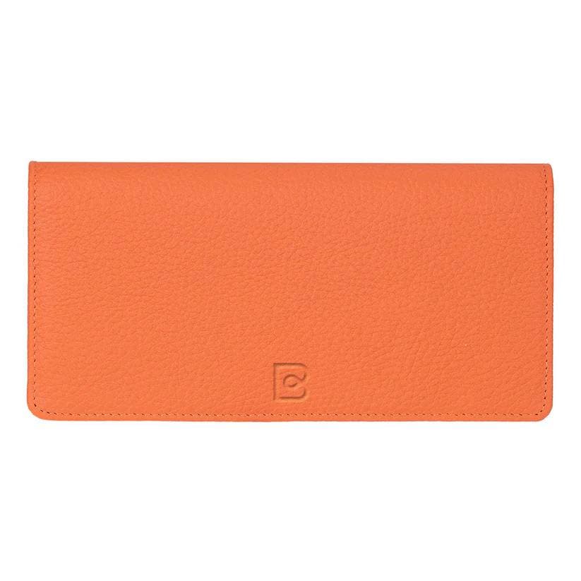 Aura Leather Women's Wallet Pebble Orange Bouletta