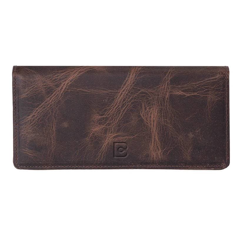 Aura Leather Women's Wallet Dark Brown Bouletta