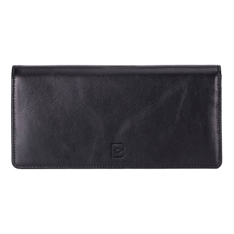 Aura Leather Women's Wallet Black Bouletta