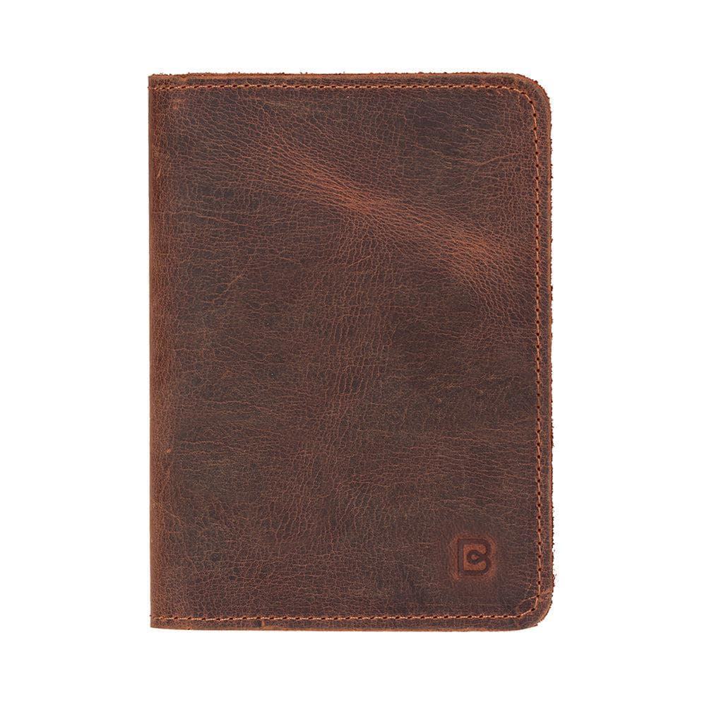 Avventura Passport Leather Wallet Saddle Brown Bouletta